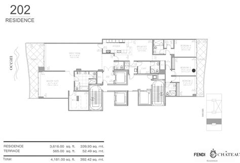 fendi chateau floor plans|fendi chateau residences for sale.